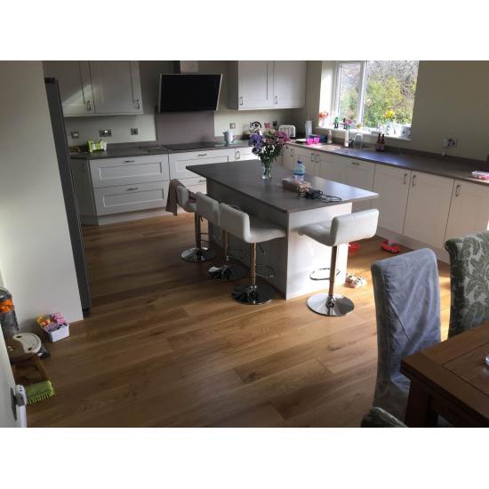 Kelston Semi-Mat Laquer Finish Engineered Oak  12x160x1800-2200mm