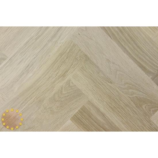 P131 Tumbled Dark Oak Parquet Flooring Blocks Vulcanic Dust, size 16x70x280mm