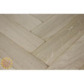 P103/16 Tumbled Prime Oak Parquet Flooring Blocks Unfinished 16x70x280mm