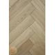 P104/22 Rustic Microbevel Oak Parquet Flooring Blocks Unfinishead 22x70x280mm