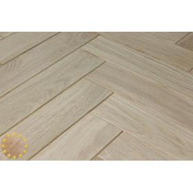 P104/22 Rustic Microbevel Oak Parquet Flooring Blocks Unfinished 22x70x280mm