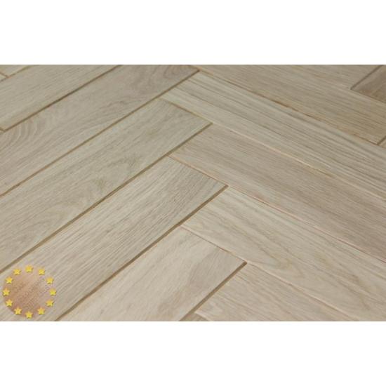 P104/22 Rustic Microbevel Oak Parquet Flooring Blocks Unfinishead 22x70x280mm