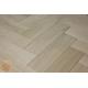 Sample of P105/22 Rustic Brushed+Microbevel Oak Parquet Flooring Blocks Unfinishead 22x70x280mm