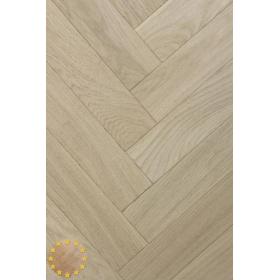 P107/22 Prime Brushed+Microbevel Oak Parquet Flooring Blocks Unfinishead 22x70x280mm