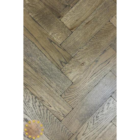 P120/16  Tumbled Parquet Flooring, Black Oil size 16x70x280mm