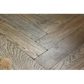 P120/22  Tumbled Parquet Flooring, Black Oil size 22x70x280mm