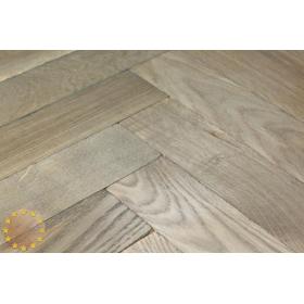P122/22  Tumbled Parquet Flooring, Weathered Oak size 22x70x280mm