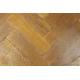 P126/16 Tumbled Rustic Oak Parquet Flooring Blocks Natural Mahogany  Finish, size 16x70x280mm