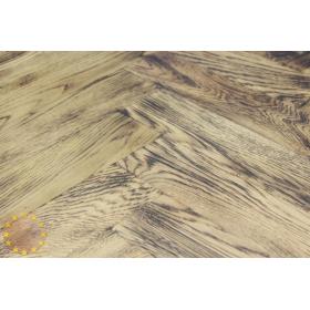 P128/22  Tumbled Parquet Floor Burnt, size 22x70x280mm