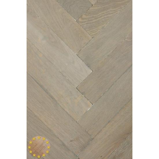 P133/16 Weathered Light Solid Parquet Flooring, size 16x70x280mm