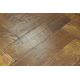Sample of P134/16 Double Dark Oak Solid Parquet Flooring, size 16x70x280mm