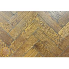 Sample of P135/16 Fawn Brown Solid Parquet Flooring, size 16x70x280mm