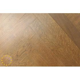 CH002 Rustic Engineered Oak Chevron,  Antique Mahogany size:15x100x800mm