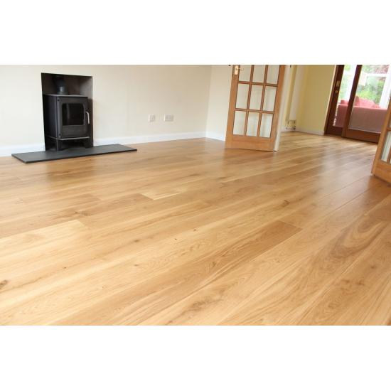 Quality Engineered Oak Lacquer  Semi-Mat Finish 12x180x600-2200mm