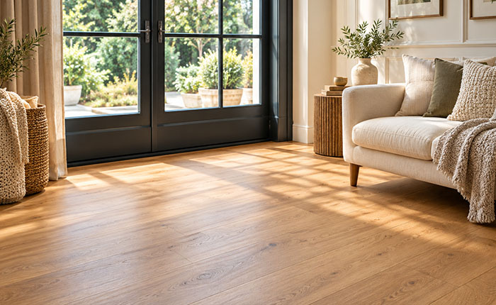 Engineered oak flooring